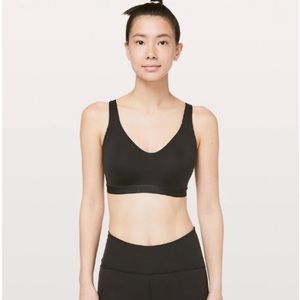 NWT Lululemon Up for it Black Bra 34C